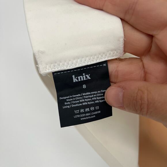 KNIX Catalyst Sports Bra Triple White Women's Size 7 - Picture 8 of 10
